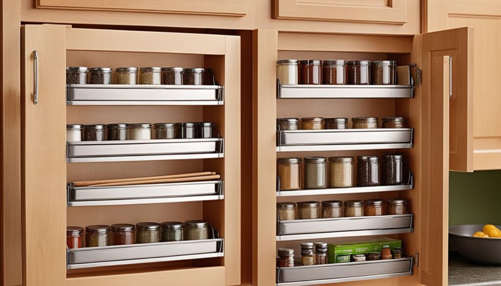 cabinet door organizers