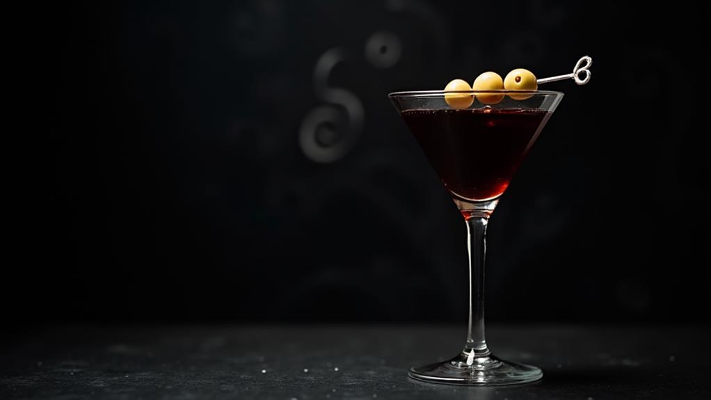 cocktail with dark twist