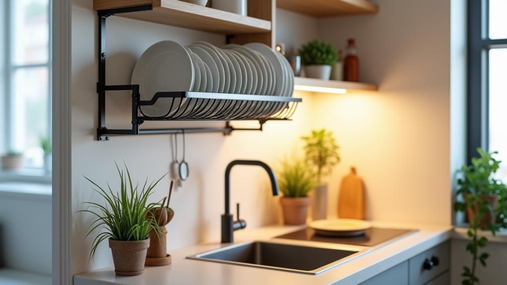 compact kitchen storage