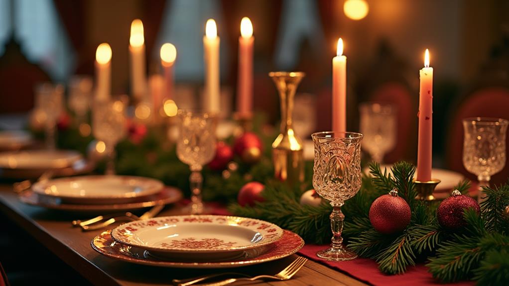 elegant holiday table decor