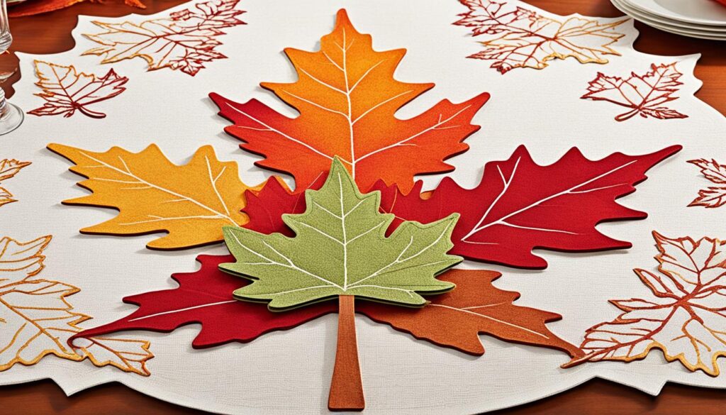 maple leaf placemats