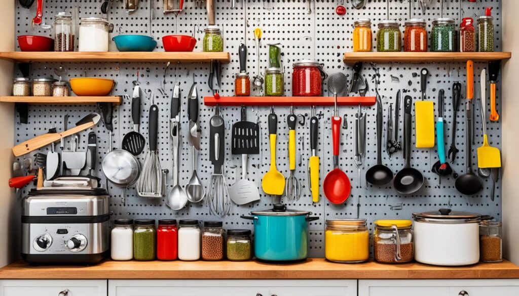 pegboard storage