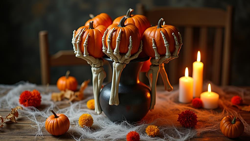 spooky decorative table accents