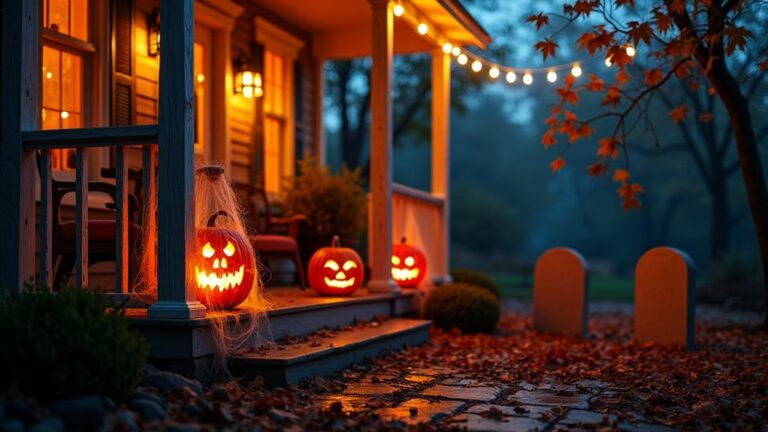 spooky outdoor halloween decor