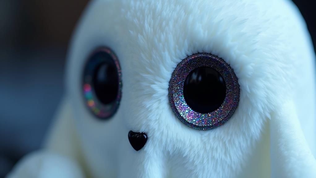 unsettling yet sparkly gaze