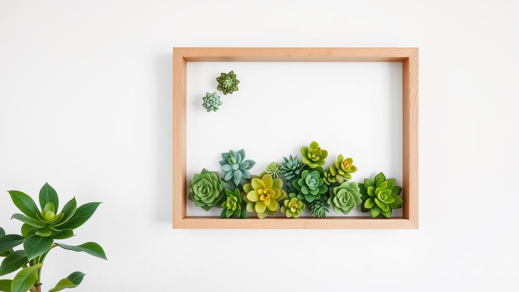 artificial succulent display piece