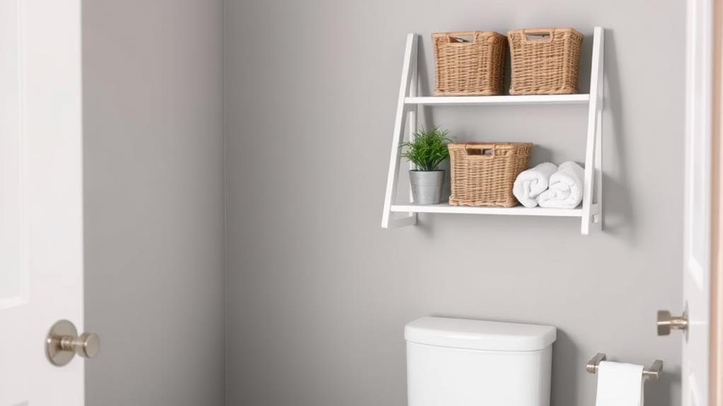 bathroom space saving solution