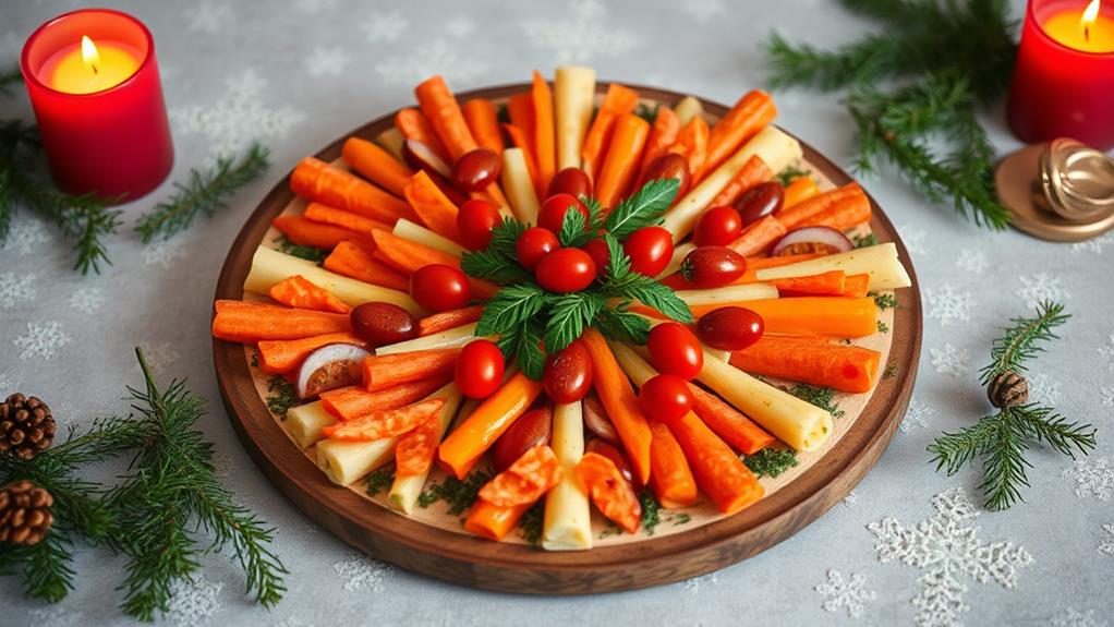 christmas veggie platter ideas