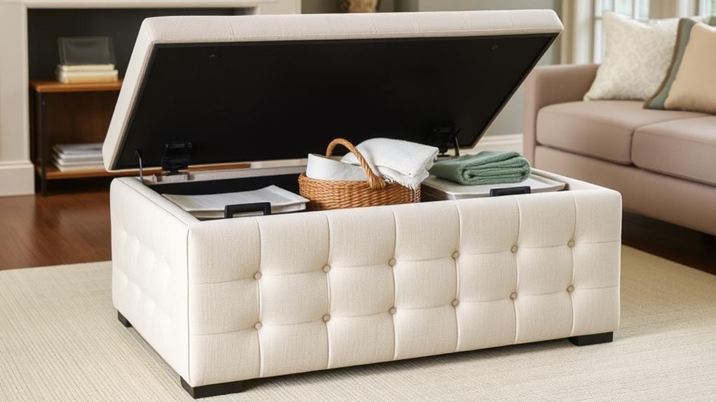 conceal valuables in furniture