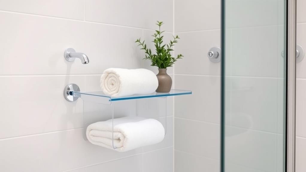 convenient bathroom storage solution