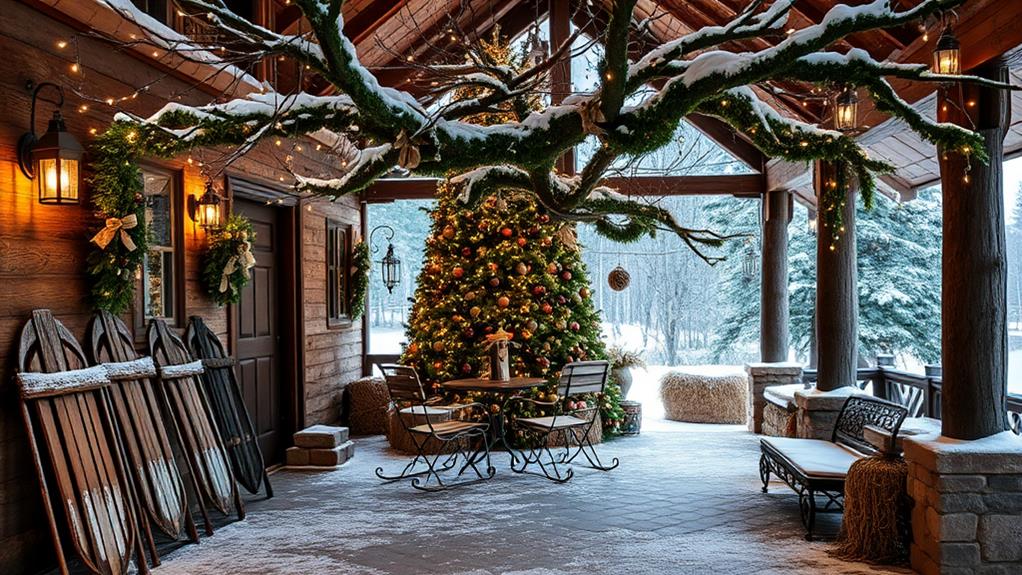 cozy country holiday decor