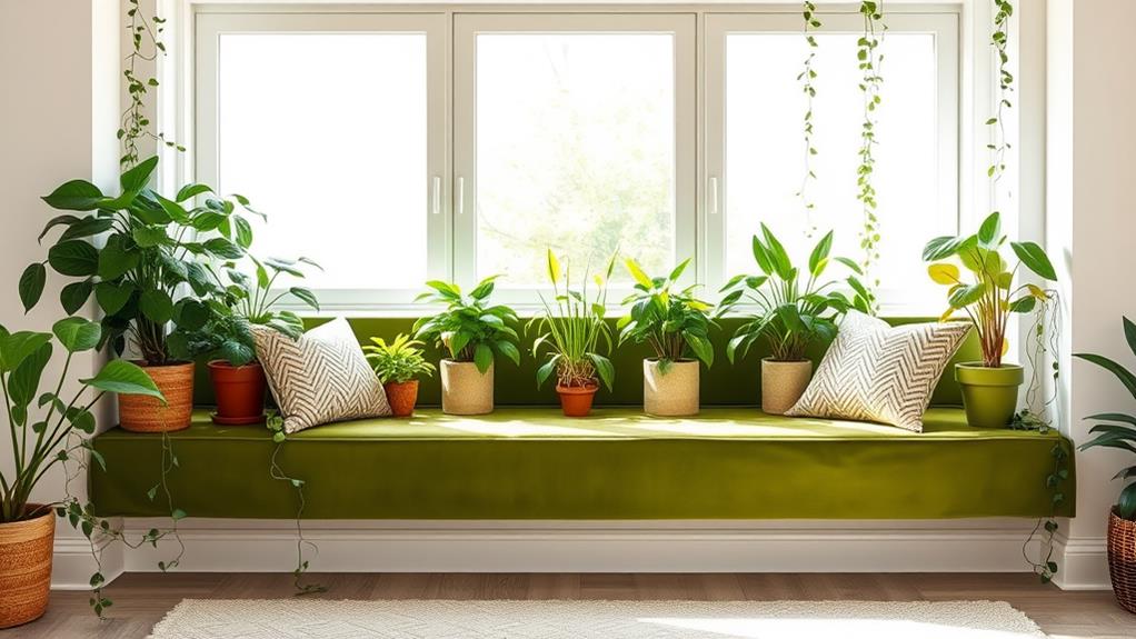 cozy indoor nature nook