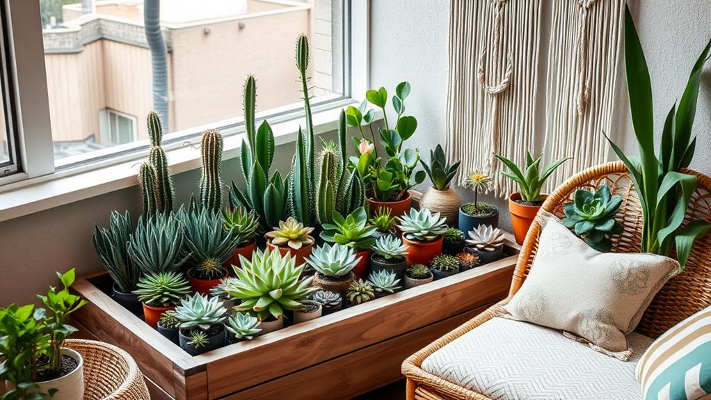 cozy indoor plant space