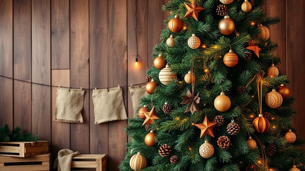 cozy natural holiday decor