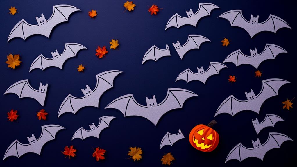 creating delicate bat silhouettes