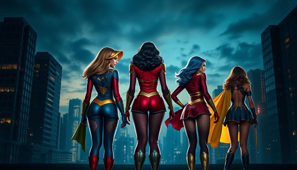 creative female superhero outfits