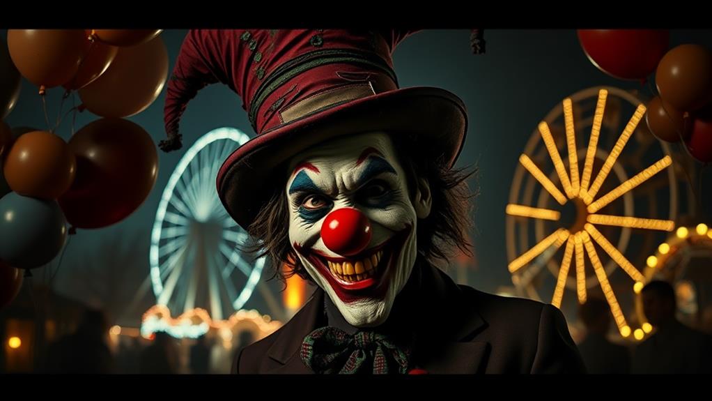 creepy carnival clown outfit