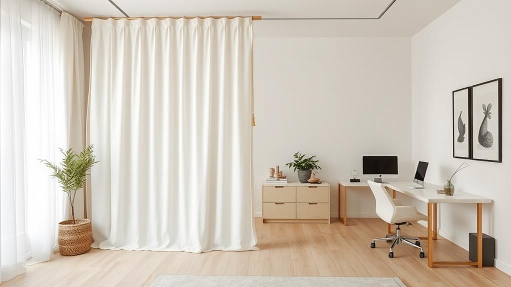 curtains create room divider