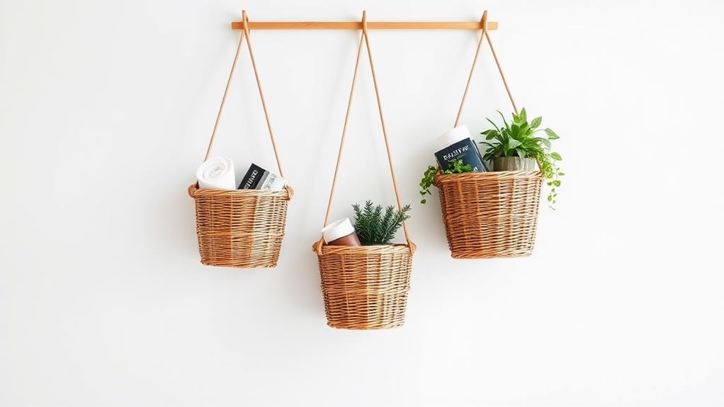 decorate with hanging plants