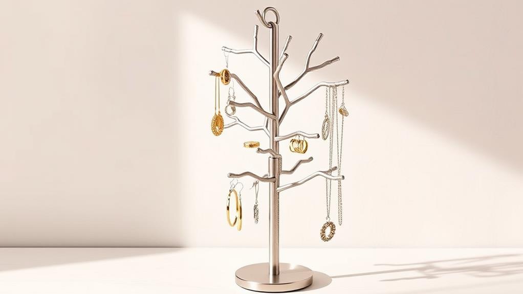 display for jewelry organization