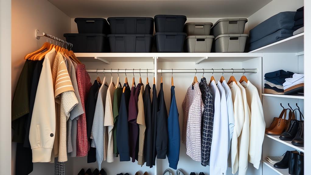 efficient use of closet