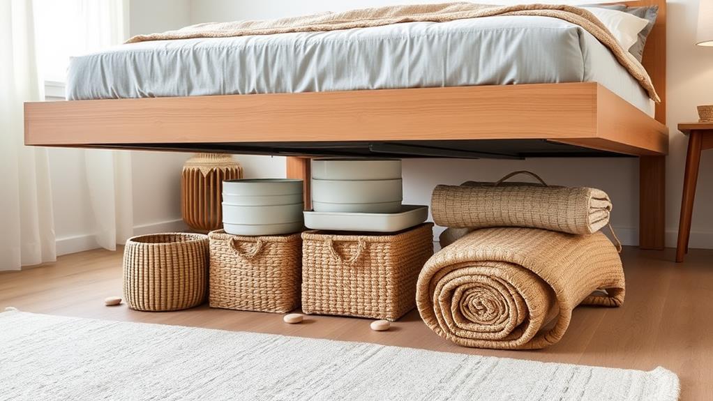 elevate bed storage space