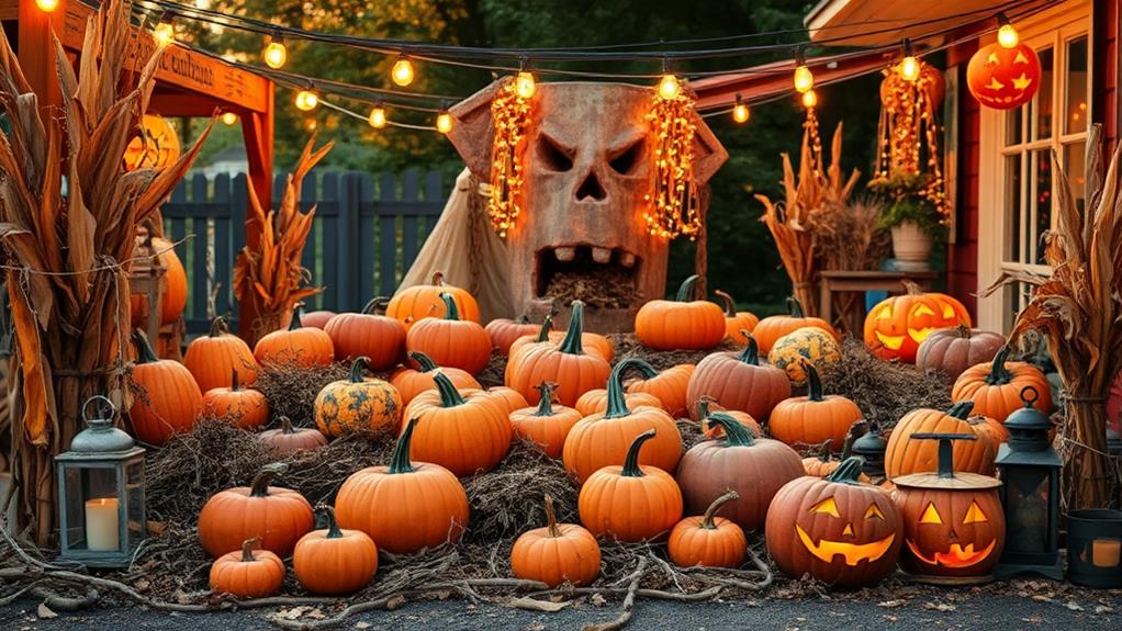 fall seasonal farm stand