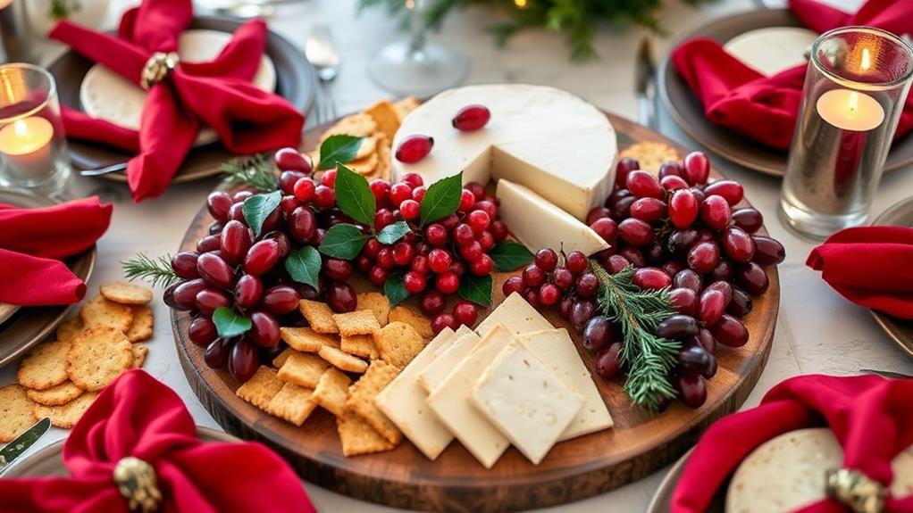 festive appetizer display idea