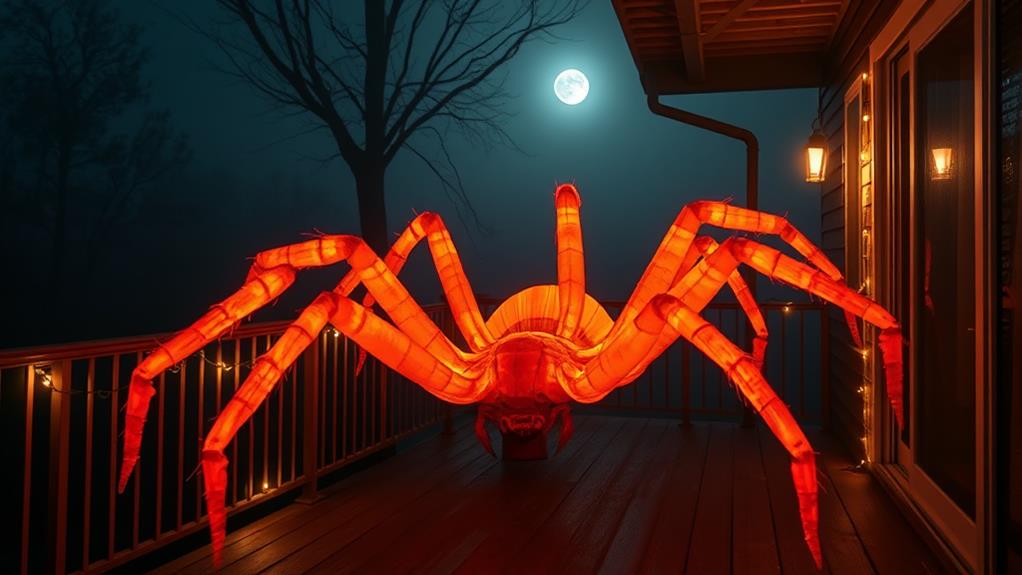 festive arachnid home decor