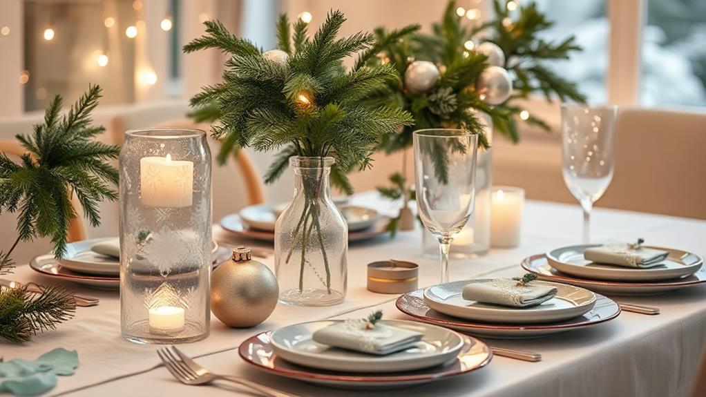 festive holiday table decor