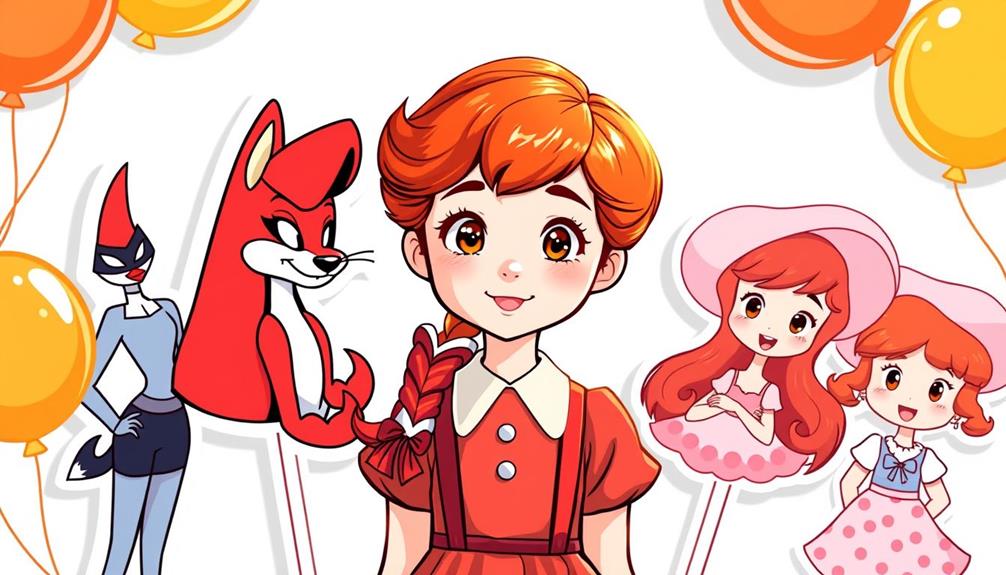 fiery hair animated icons