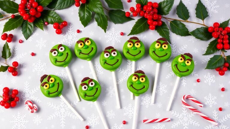 grinch inspired holiday treat idea