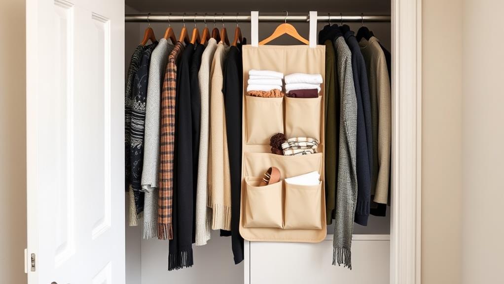 hanging storage for essentials