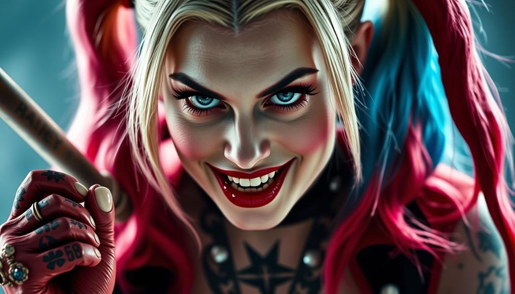 harley quinn costume details