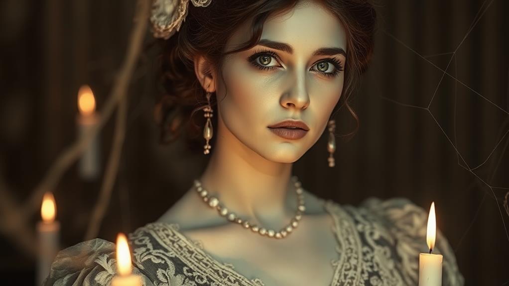 hauntingly beautiful female portrait