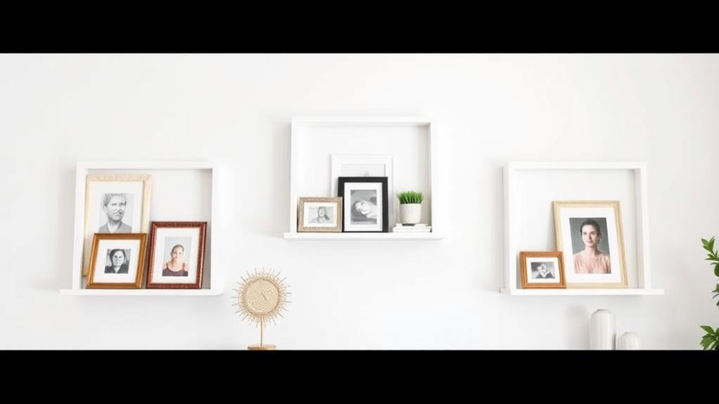 holds frames and decor