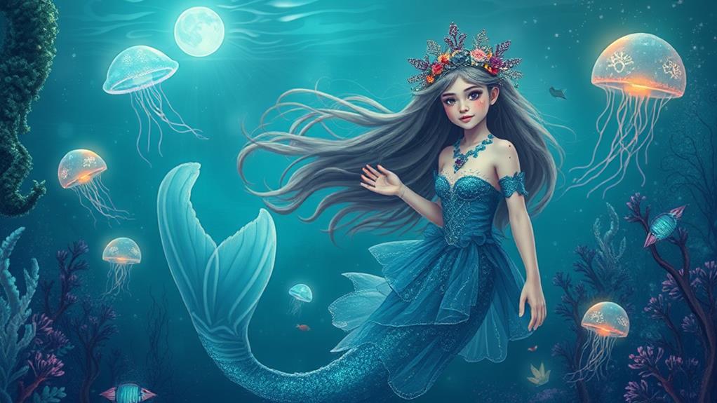 magical underwater female creatures