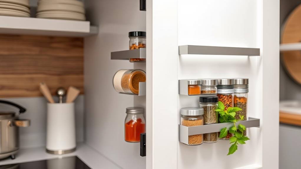 magnetic spice container lids