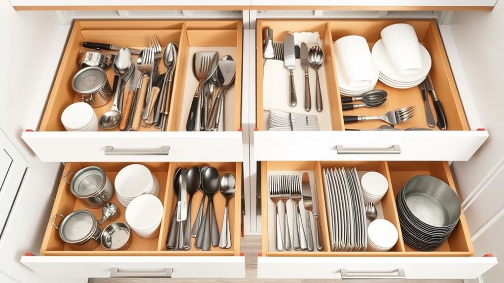 maximize cabinet storage space