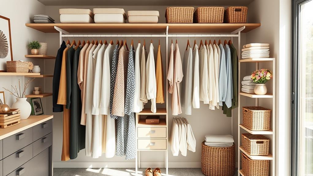 maximize closet storage space