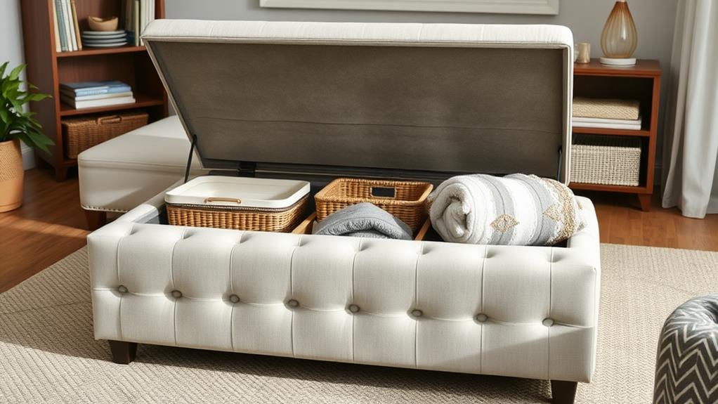 maximize ottoman storage capacity