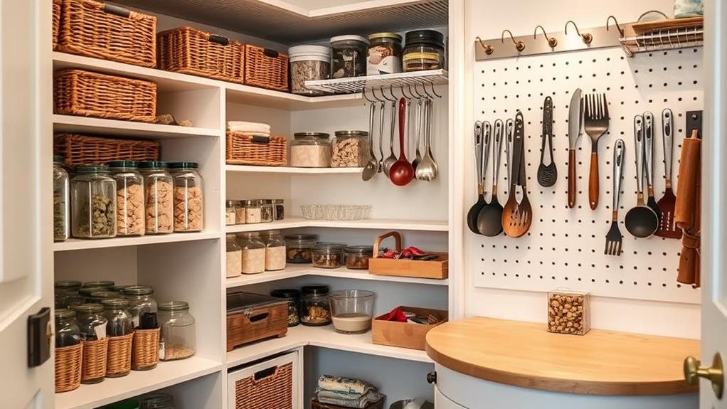 maximize pantry storage space