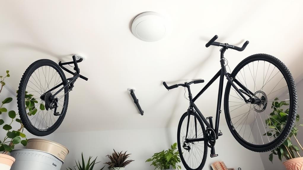 maximize space with bikes