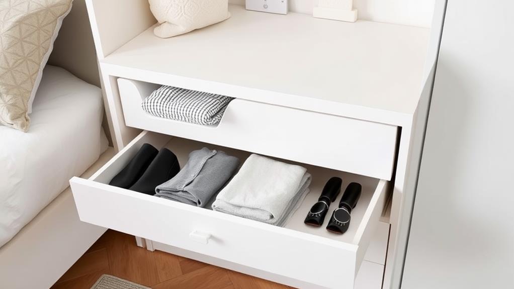 maximize storage with trays