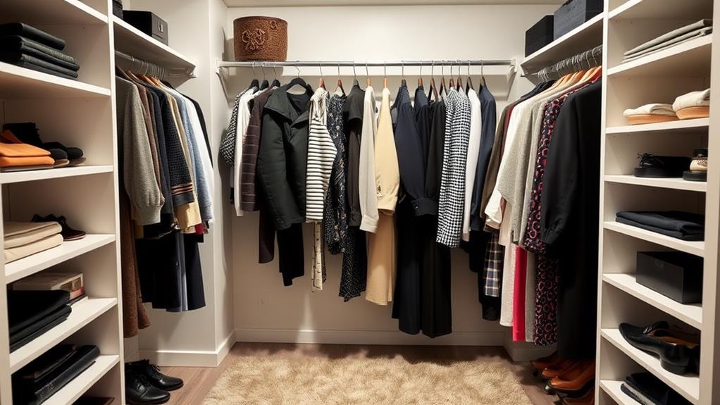 maximizing closet storage space