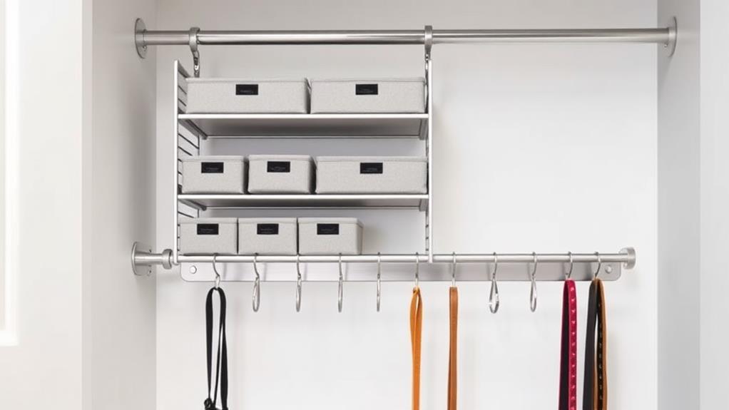 maximizing closet storage space