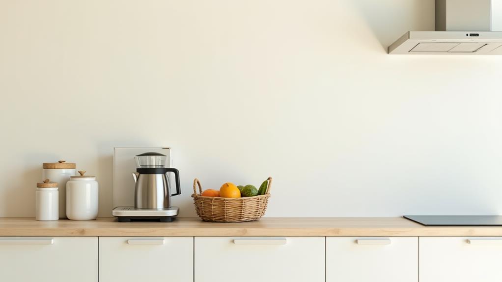 maximizing kitchen counter space