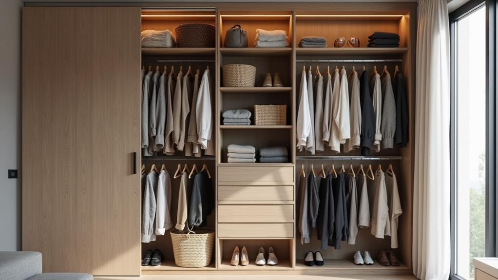 maximizing small closet space