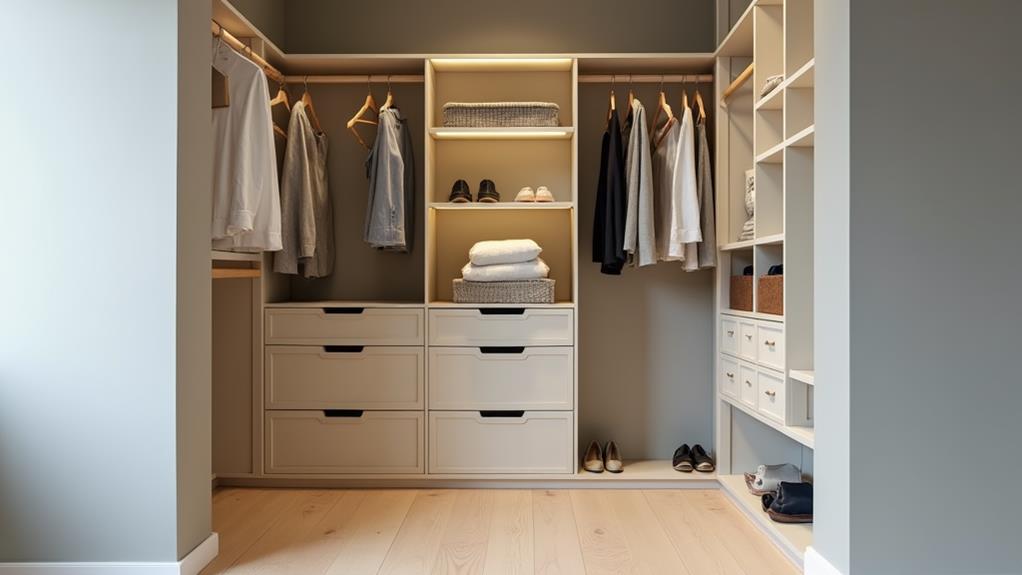 maximizing small closet space