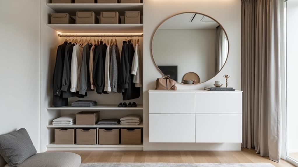 maximizing small closet space